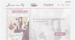 Desktop Screenshot of jennavonoy.com