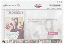 Tablet Screenshot of jennavonoy.com